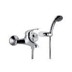 MARIA - MISCELATORE MONOCOMANDO VASCA C/SUPPORTO A SNODO LINEA EPIC