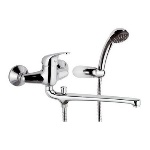 MARIA - MISCELATORE MONOCOMANDO VASCA CON ACCESSORI LINEA EPIC