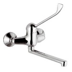 MARIA - MISCELATORE MONOCOMANDO LAVELLO A MURO CON LEVA CLINICA EPIC