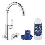 Grohe - MISCELATORE PER LAVELLO BLUE PURE BAUCURVE CON SISTEMA FILTR. ACQUA