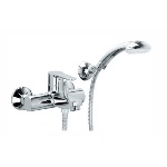 PAFFO 274-B230 MISCELATORE MONOC. VASCA CON SUPPORTO A SNODO LINEA BLU