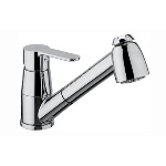 PAFFO - MISCELATORE MONOC. LAVELLO CON DOCCIA ESTRAIBILE LINEA BLU