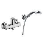 PAFFO - MISCELATORE MONOC. ESTERNO DOCCIA SENZA ACCESSORI LINEA BLU