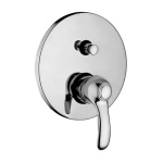 PAFFO - MISCELATORE MONOCOMANDO INCASSO DOCCIA CON DEVIATORE LINEA FLAVIA