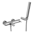 PAFFO - MISCELATORE VASCA DOCCIA E SUPPORTO SNODATO LINEA STICK