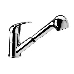 PAFFO - MISCELATORE MONOC. LAVELLO CON DOCCIA ESTRAIBILE NETTUNO DUE