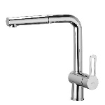 PAFFO - MISCELATORE MONOC. LAVELLO CON DOCCIA ESTRAIBILE LINEA RINGO