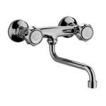 PAFFO - GRUPPO LAVELLO A MURO DANUBIO CON CANNA ORIENTABILE