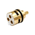 PAFFO - CARTUCCIA DEVIATORE OTTONE  3 VIE PER MISCELATORE INCASSO