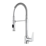 MAMOL - MISCELATORE MONOCOMANDO LAVELLO CON DOCCIA ESTRAIBILE