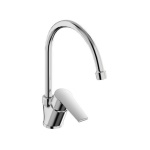 TIEMM - MISCELATORE MONOCOMANDO LAVELLO CON LEVA LATERALE DESTRA TEN