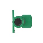 DIANHIDRO - GOMITO FILETTATO FEMMINA CON STAFFE IN POLIPROPILENE