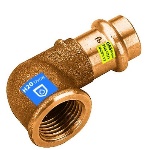 FRABO - GOMITO 90Â° IN BRONZO A PRESSARE F X FIL F ACQUA/GAS