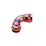 FRABO - CURVA IN RAME A PRESSARE  90Â° FF ACQUA/GAS