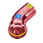 FRABO - CURVA IN RAME A PRESSARE  45Â° MF ACQUA/GAS