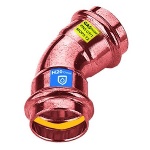 FRABO - CURVA IN RAME A PRESSARE  45Â° FF ACQUA/GAS