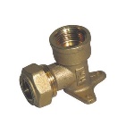 TIEMM - GOMITO A 90Â° CON FLANGIA  O-RING FEMMINA TIEMME GAS