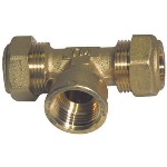 TIEMM - RACCORDO A TEE  O-RING FEMMINA TIEMME GAS