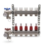 ATON - COLLETTORE DI DISTRIBUZIONE IN ACCIAIO INOX COMPLETO ATON