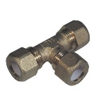 TIEMM - TEE CON TRE DADI PER RAME CON OGIVA TEFLON TIEMME