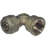 TIEMM - GOMITO A 90Â° FEMMINA PER TUBO COBRA-PEX