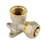 TIEMM - RACCORDO CURVO FEMMINA CON FLANGIA SERIE INS PER MULTISTRATO