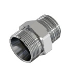 TIEMM - RACCORDO DIRITTO MASCHIO CROMATO