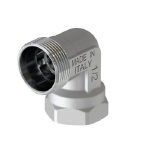 TIEMM - RACCORDO CURVO FEMMINA CROMATO