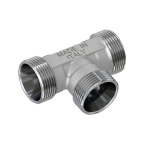 TIEMM - RACCORDO A T MASCHIO CROMATO