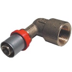 TIEMM - RACCORDO PRESS CURVO FEMMINA PER MULTISTRATO