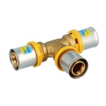 GF - RACCORDO A T A PRESSARE PER MULTISTRATO