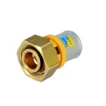 GF - RACCORDO DIRITTO SEDE PIANA CON GIRELLO E GUAR. A PRESSARE MULTISTRATO