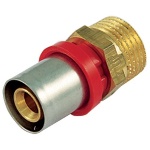 TIEMM - RACCORDO PRESS DIRITTO MASCHIO COMPACT  PER MULTISTRATO