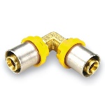 TIEMM - RACCORDO PER MULTISTRATO GAS CURVO DOPPIO