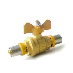 TIEMM - VALVOLA A SFERA PER MULTISTRATO GAS CON LEVA FARFALLA