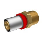 IKARO - RACCORDO A PRESSARE IKARO DIRITTO MASCHIO