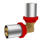 IKARO RACCORDO A PRESSARE IKARO CURVO DOPPIO Diam. 40