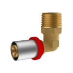 IKARO - RACCORDO A PRESSARE IKARO CURVO MASCHIO