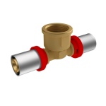 IKARO - RACCORDO A PRESSARE IKARO A T  FEMMINA