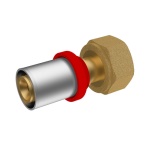 IKARO - RACCORDO A PRESSARE IKARO DIRITTO CON GIRELLO E GUARNIZIONE