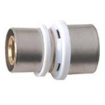 IBP - RACCORDO DIRITTO DOPPIO RIDOTTO IBP A PRESSARE PER MULTISTRATO