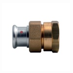 ATUSA 317-TQ33F-0522 BOCCHETTONE DADO E RACCORDO FEMMINA IN OTTONE PRESS ACCIAIO CARBONIO