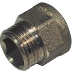 TIEMM - PROLUNGA FILETTATA MF OTTONE GIALLO