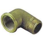 TIEMM 319-1561-09 GOMITO MF IN OTTONE GIALLO