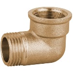 IBP 319-B8092M-09 GOMITO MF IN OTTONE GIALLO IBP