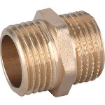 IBP - NIPPLE DIRITTO MM IN OTTONE GIALLO IBP