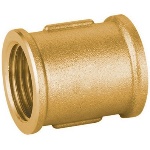 IBP - MANICOTTO DIRITTO FF IN OTTONE GIALLO PESANTE IBP