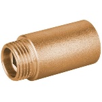 FAIDF - PROLUNGA FILETTATA MF IN OTTONE GIALLO PESANTE IBP