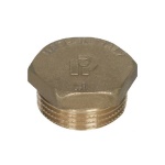 RINAL - TAPPO MASCHIO ESAGONALE OTTONE GIALLO