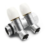 TIEMM 320-18662 COLLETTORE LINEARE CON RUBINETTI D'ARRESTO 2 DERIVAZIONI